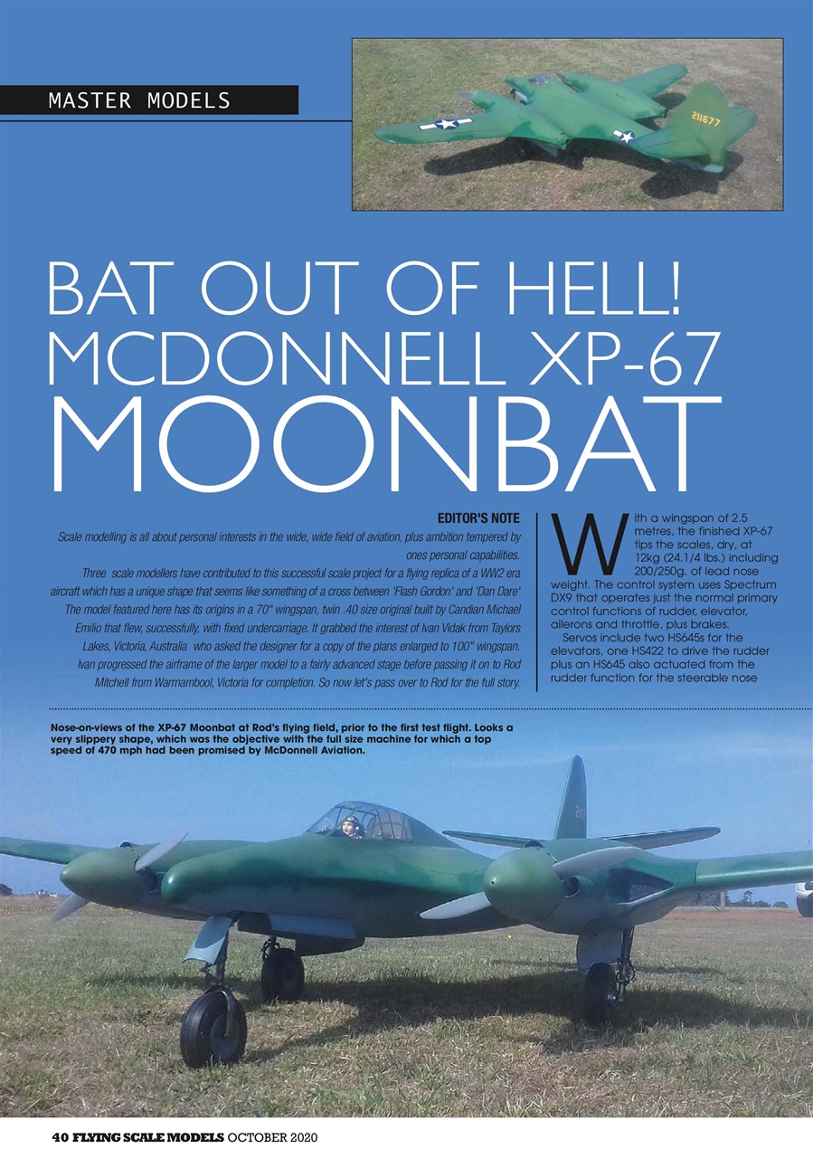 Radio Control Model Flyer Preview Pages