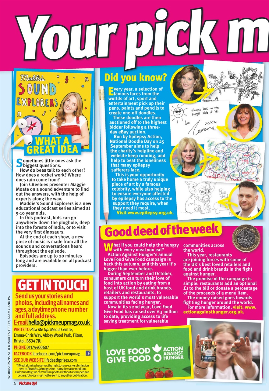 Pick Me Up Preview Pages