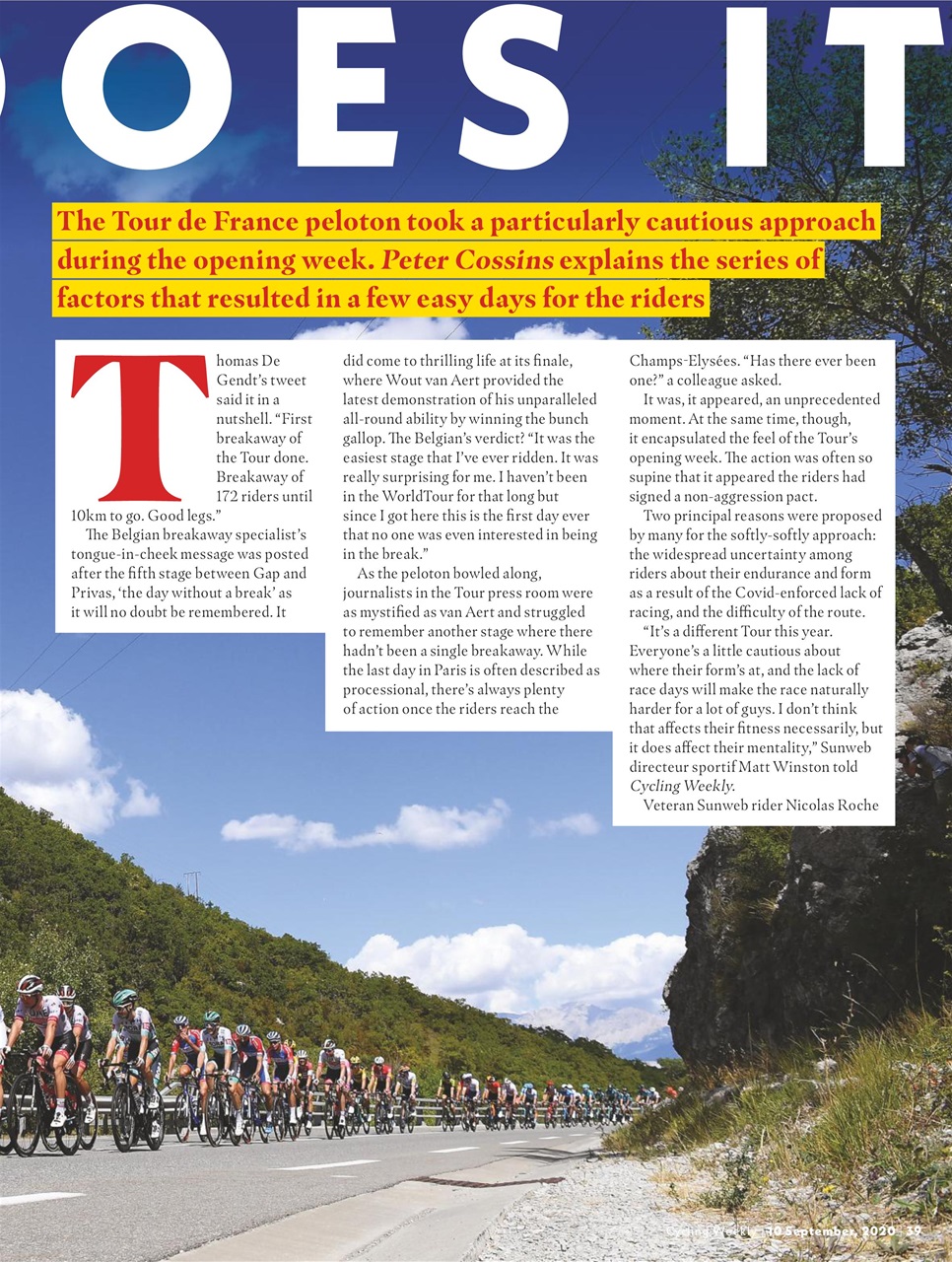 Cycling Weekly Preview Pages