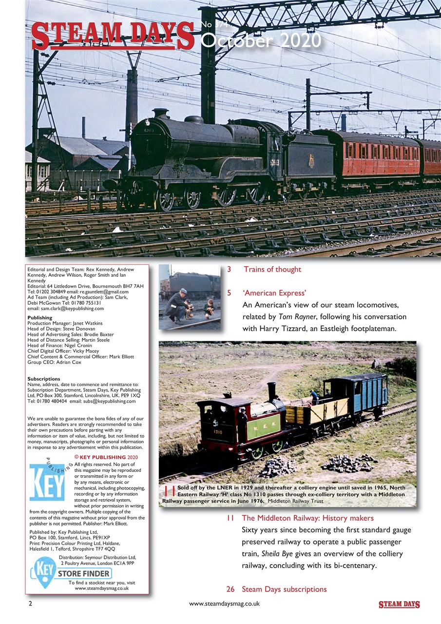 Steam Days Preview Pages