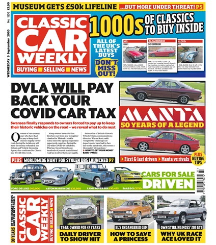 Classic Car Weekly issue 09 September 2020