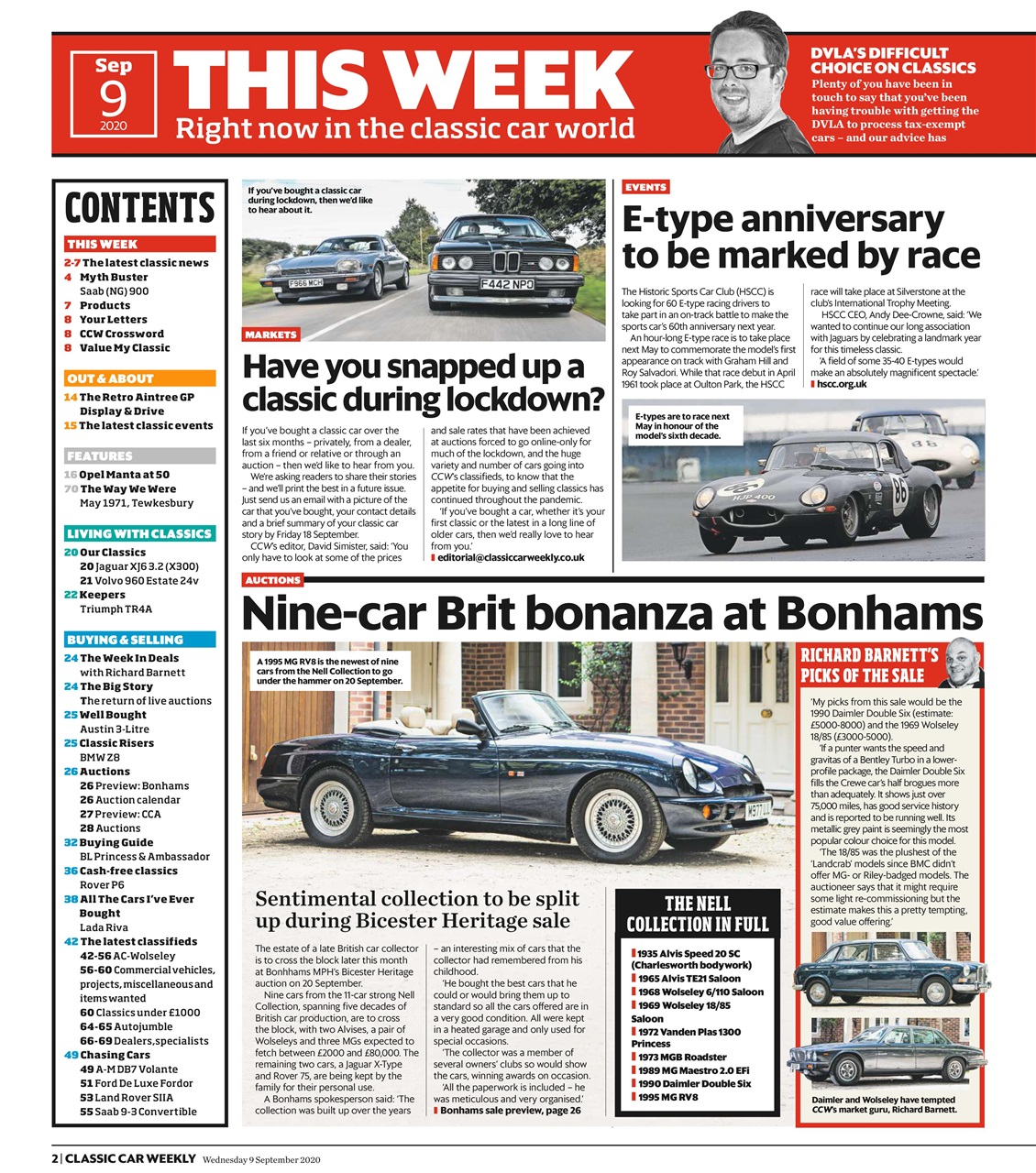 Classic Car Weekly Preview Pages