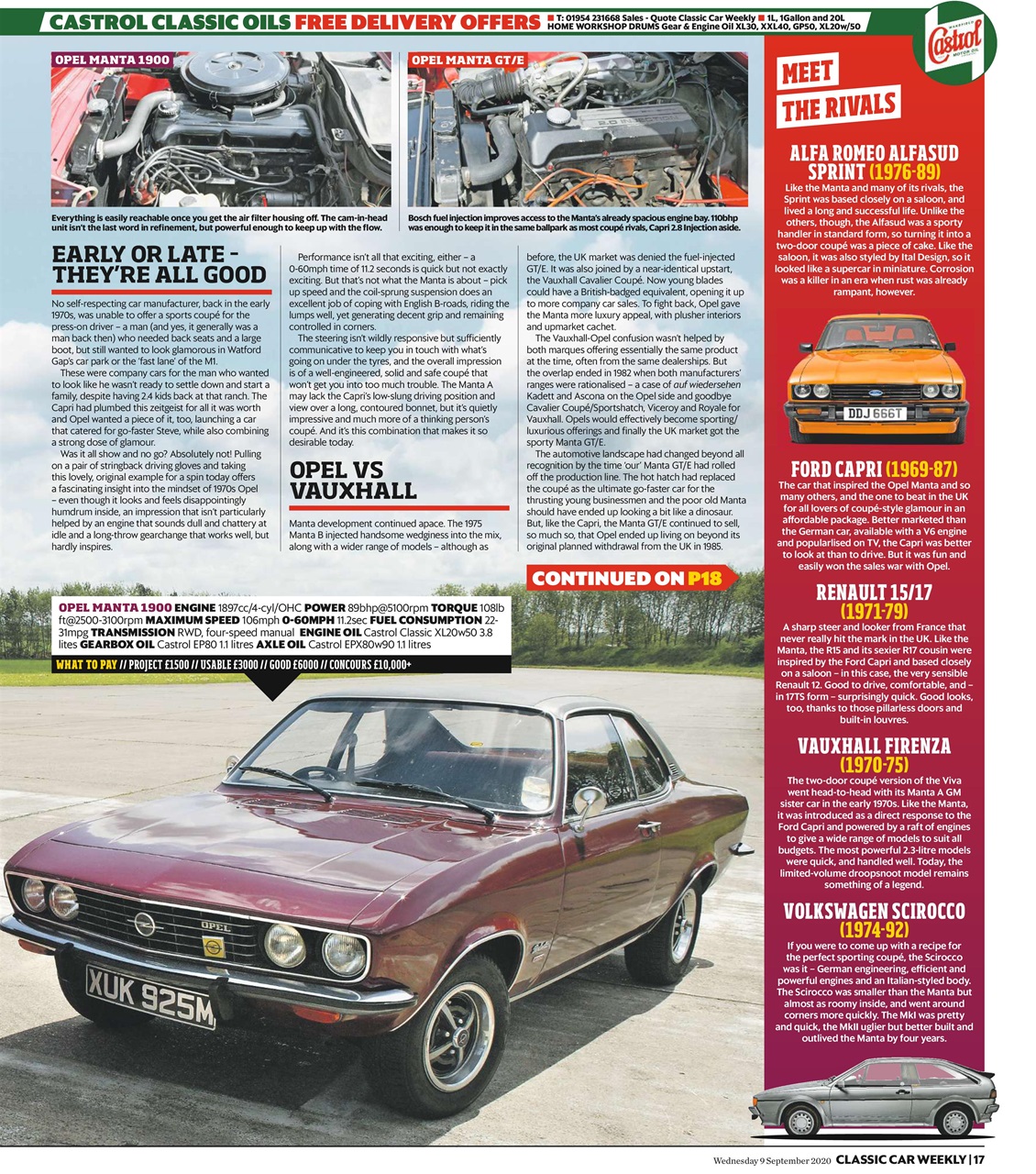 Classic Car Weekly Preview Pages