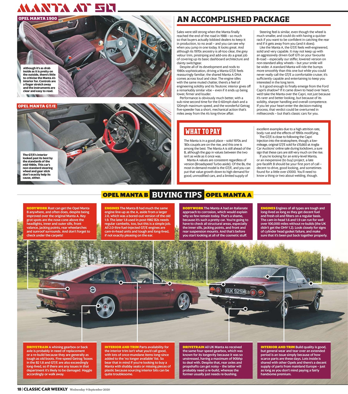 Classic Car Weekly Preview Pages