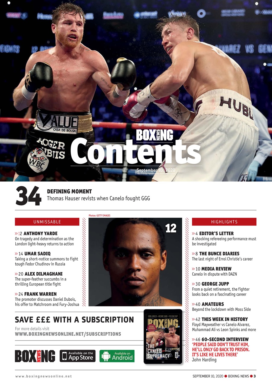 Boxing News Preview Pages