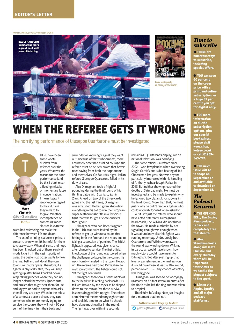 Boxing News Preview Pages