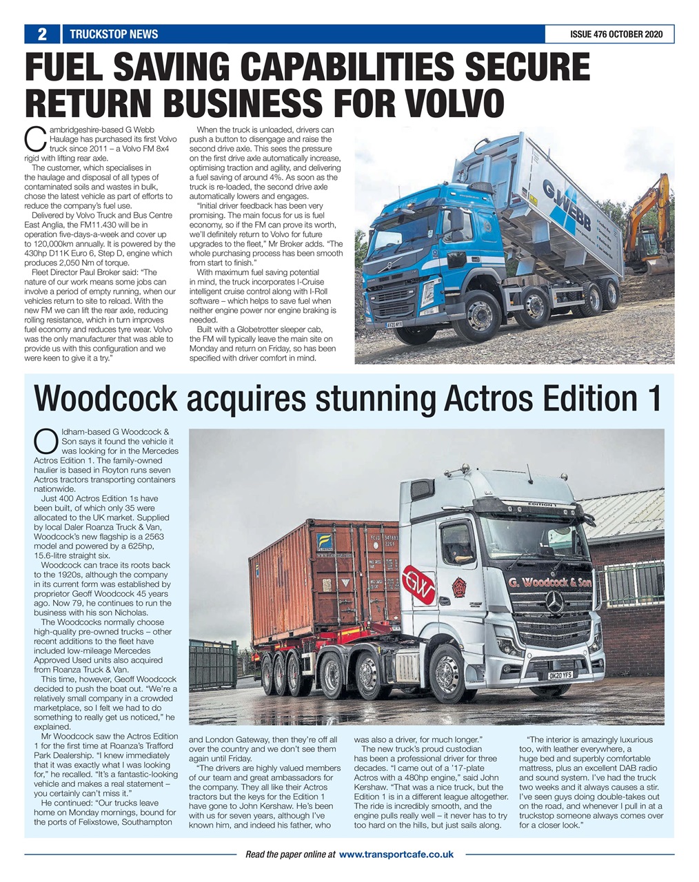 Truckstop News Preview Pages