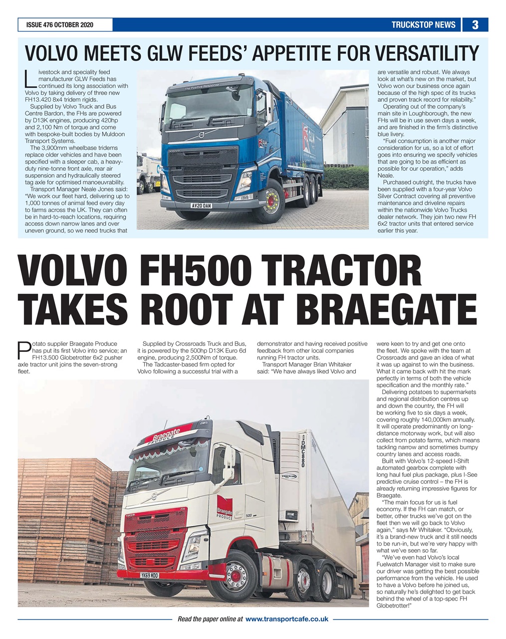 Truckstop News Preview Pages