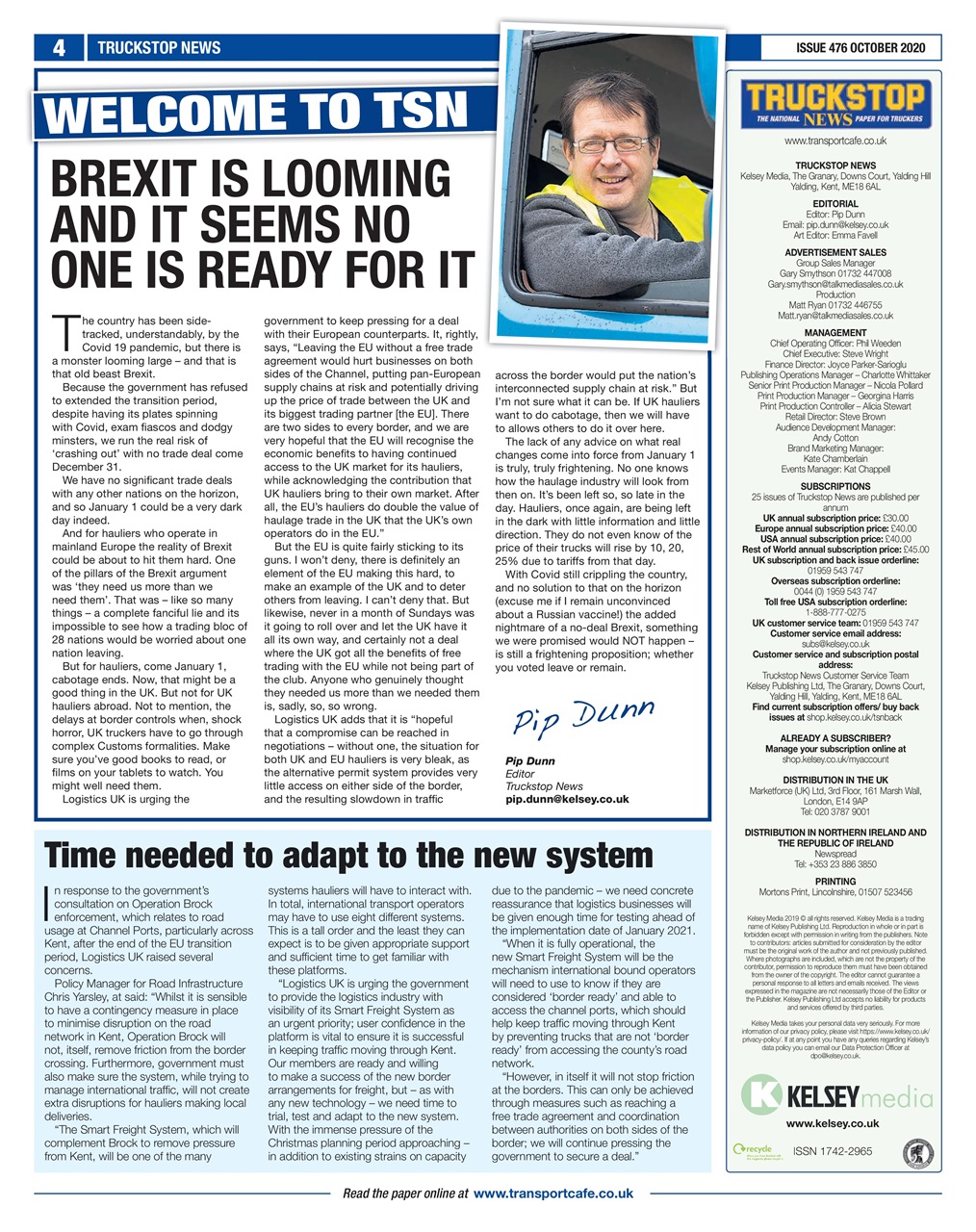 Truckstop News Preview Pages