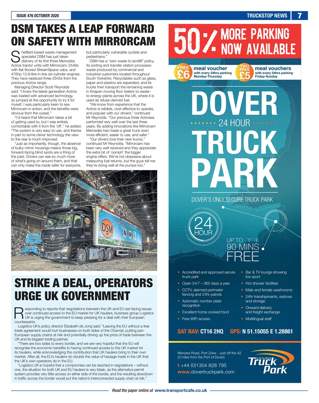 Truckstop News Preview Pages