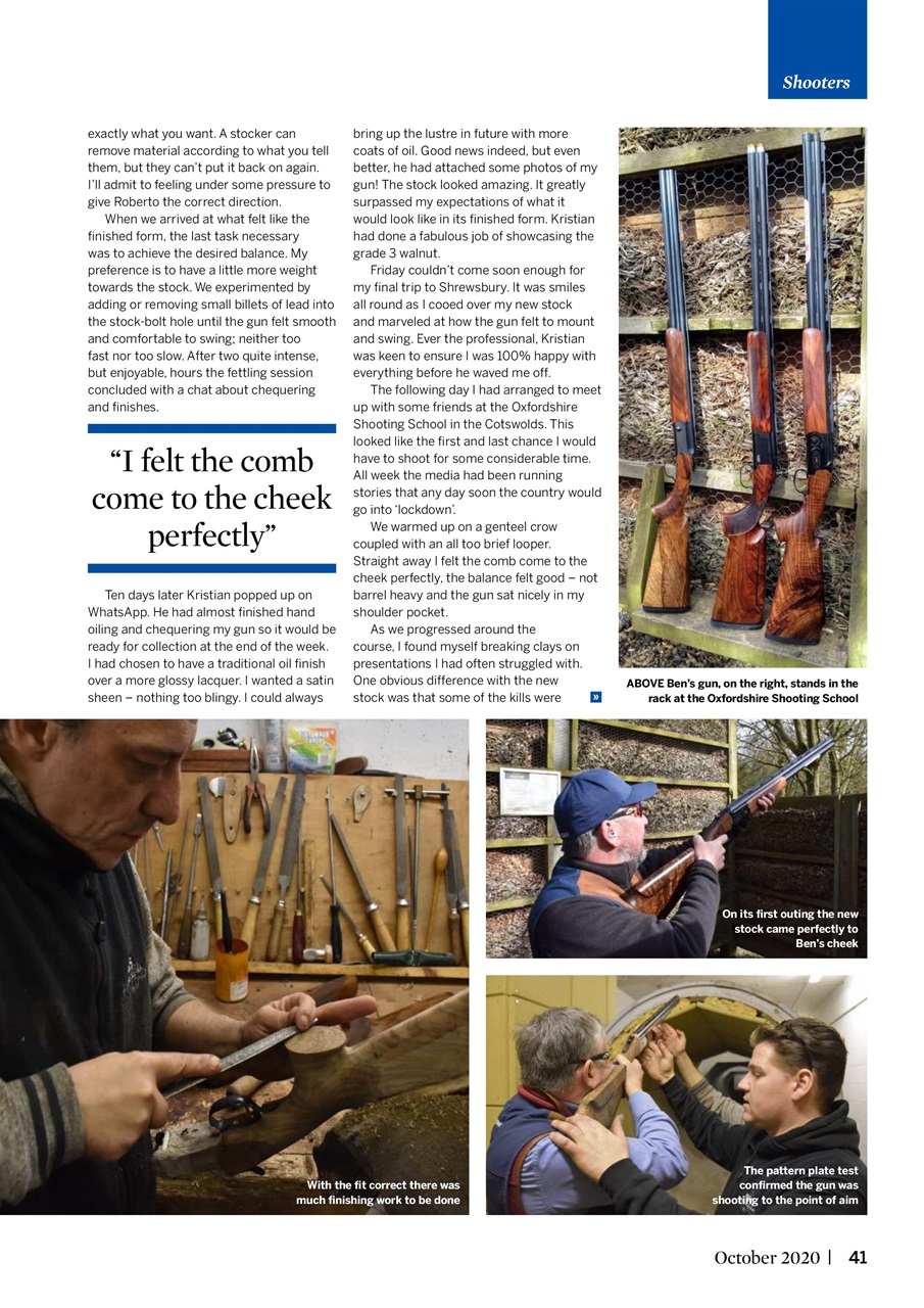 Clay Shooting Preview Pages