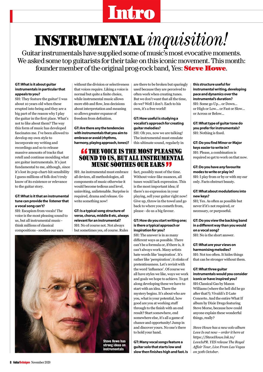 Guitar Techniques Preview Pages