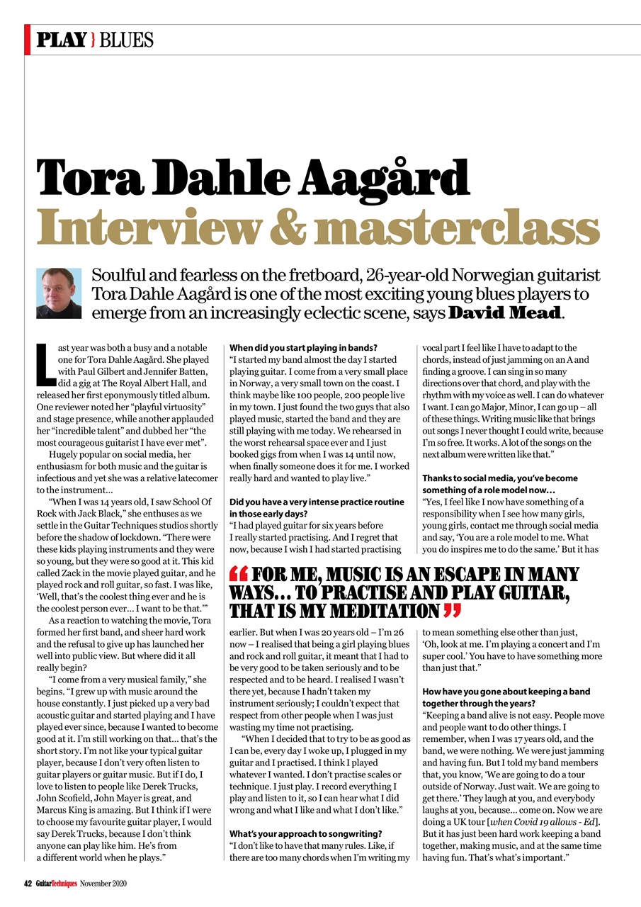 Guitar Techniques Preview Pages