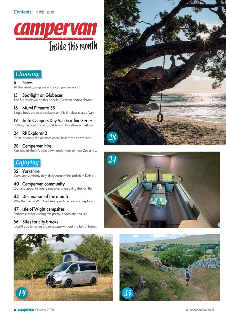 Campervan Preview Pages