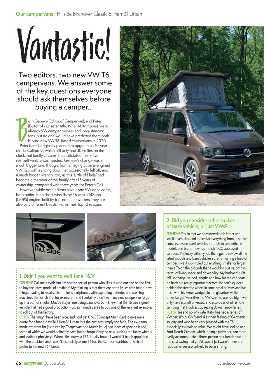 Campervan Preview Pages