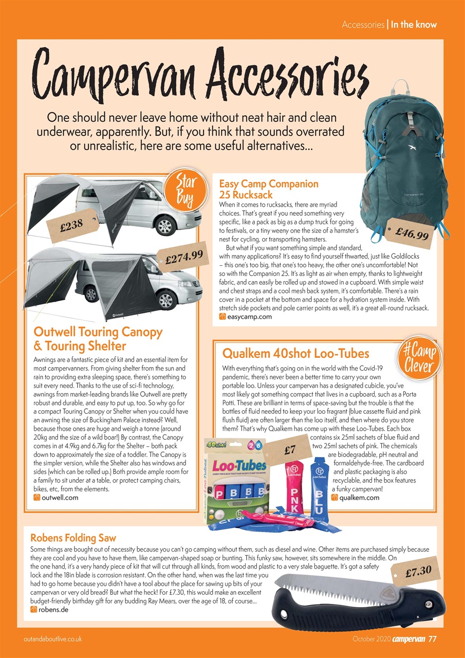 Campervan Preview Pages