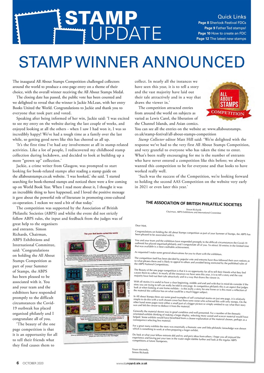 Stamp Collector Preview Pages