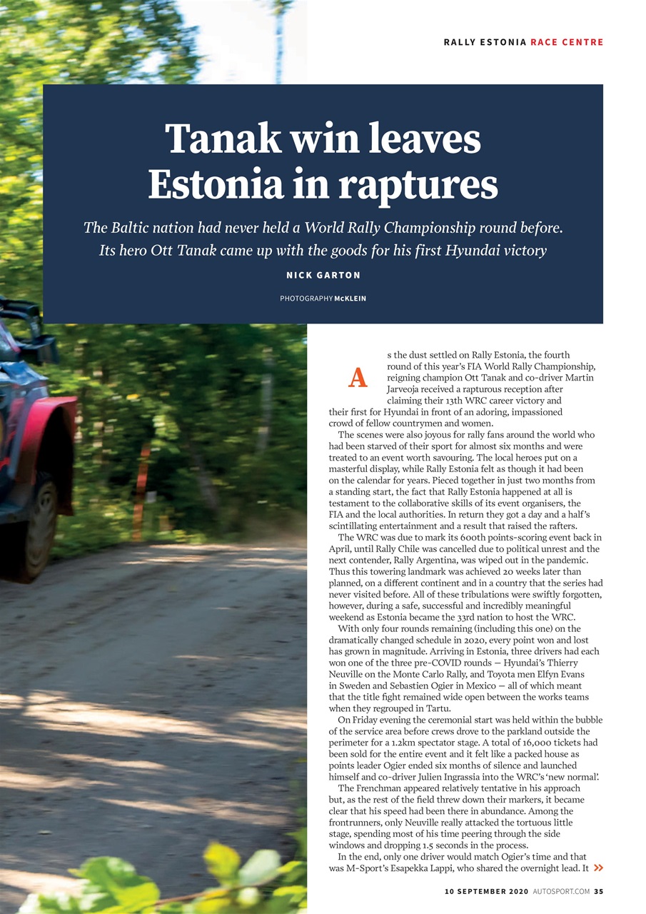 Autosport Preview Pages