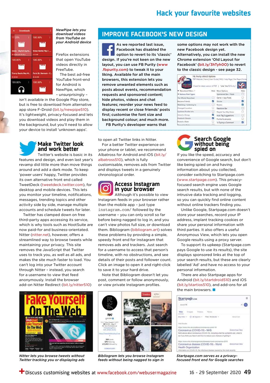 Webuser Preview Pages