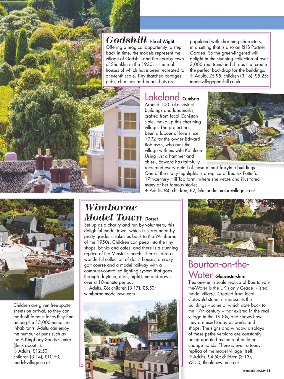 Woman's Weekly Preview Pages