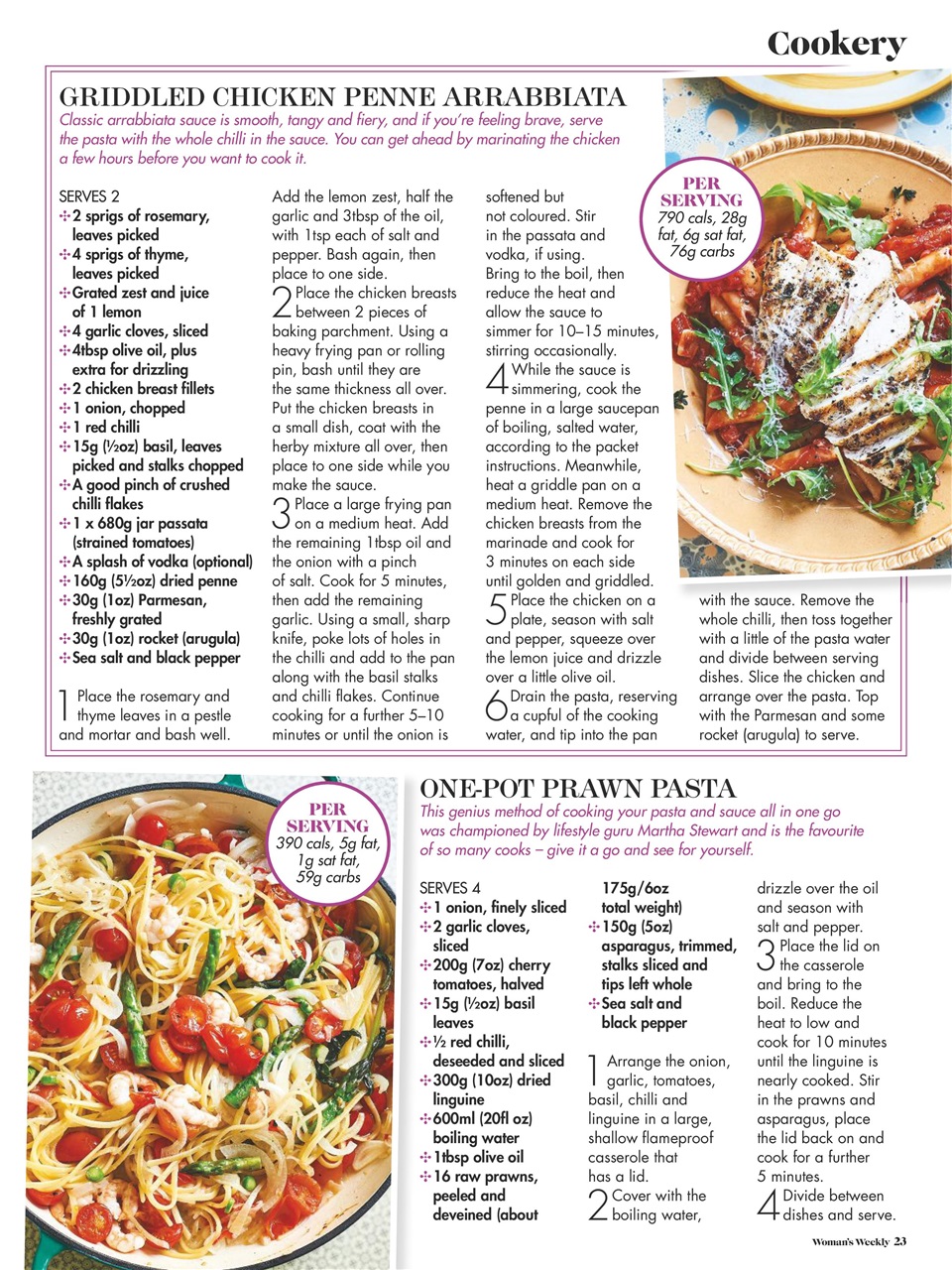 Woman's Weekly Preview Pages