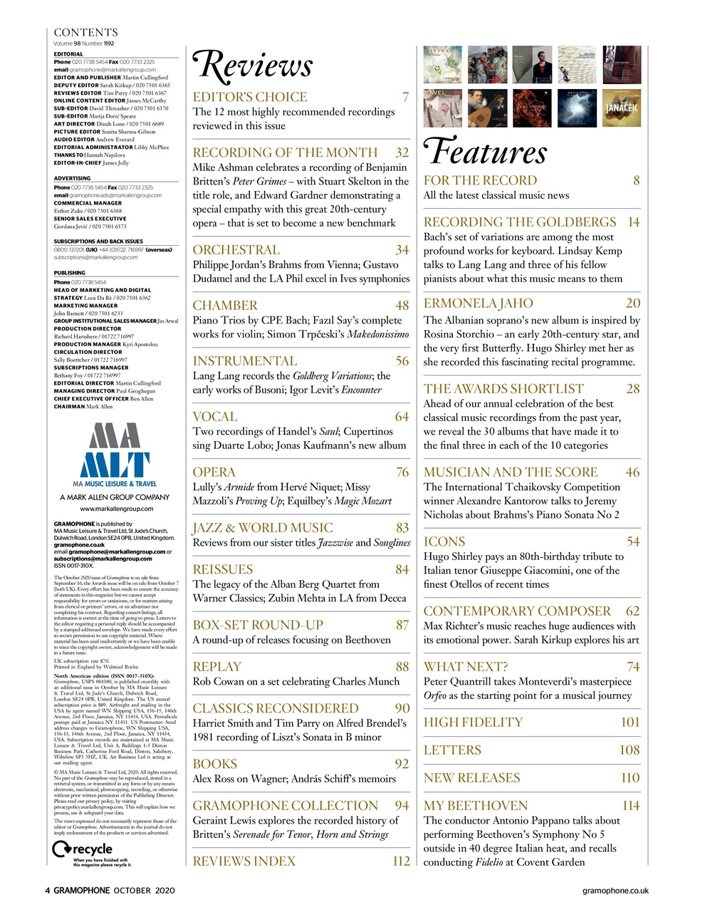 Gramophone Preview Pages