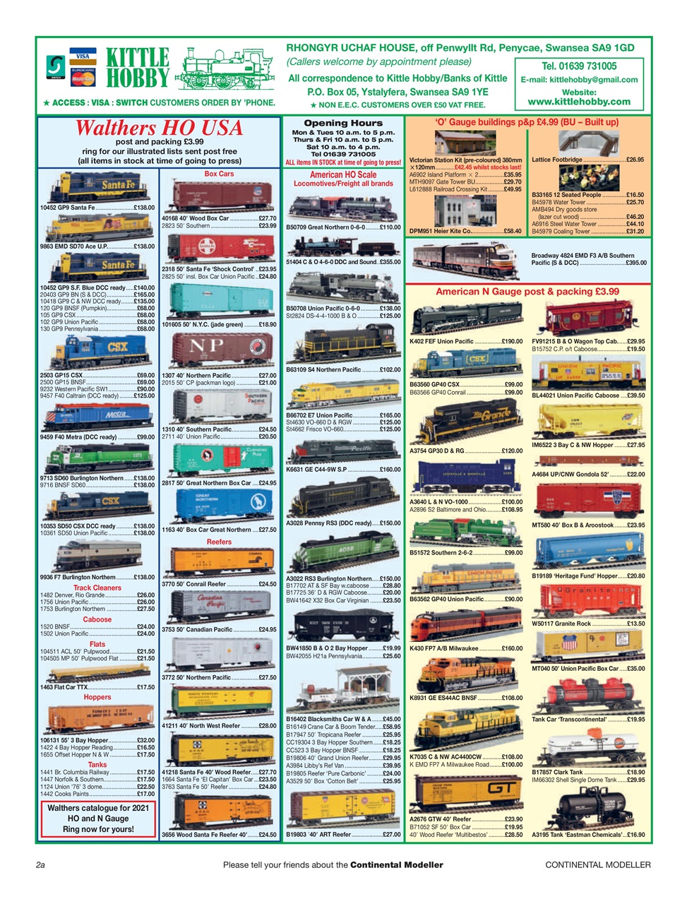 Continental Modeller Preview Pages