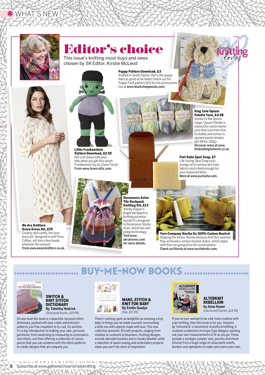 Simply Knitting Preview Pages