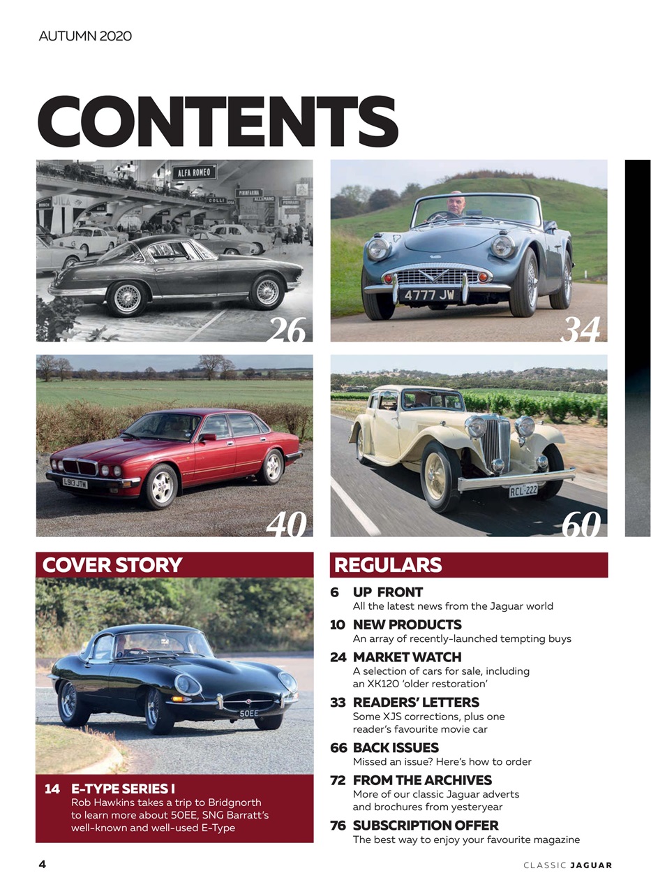 Classic Jaguar Preview Pages
