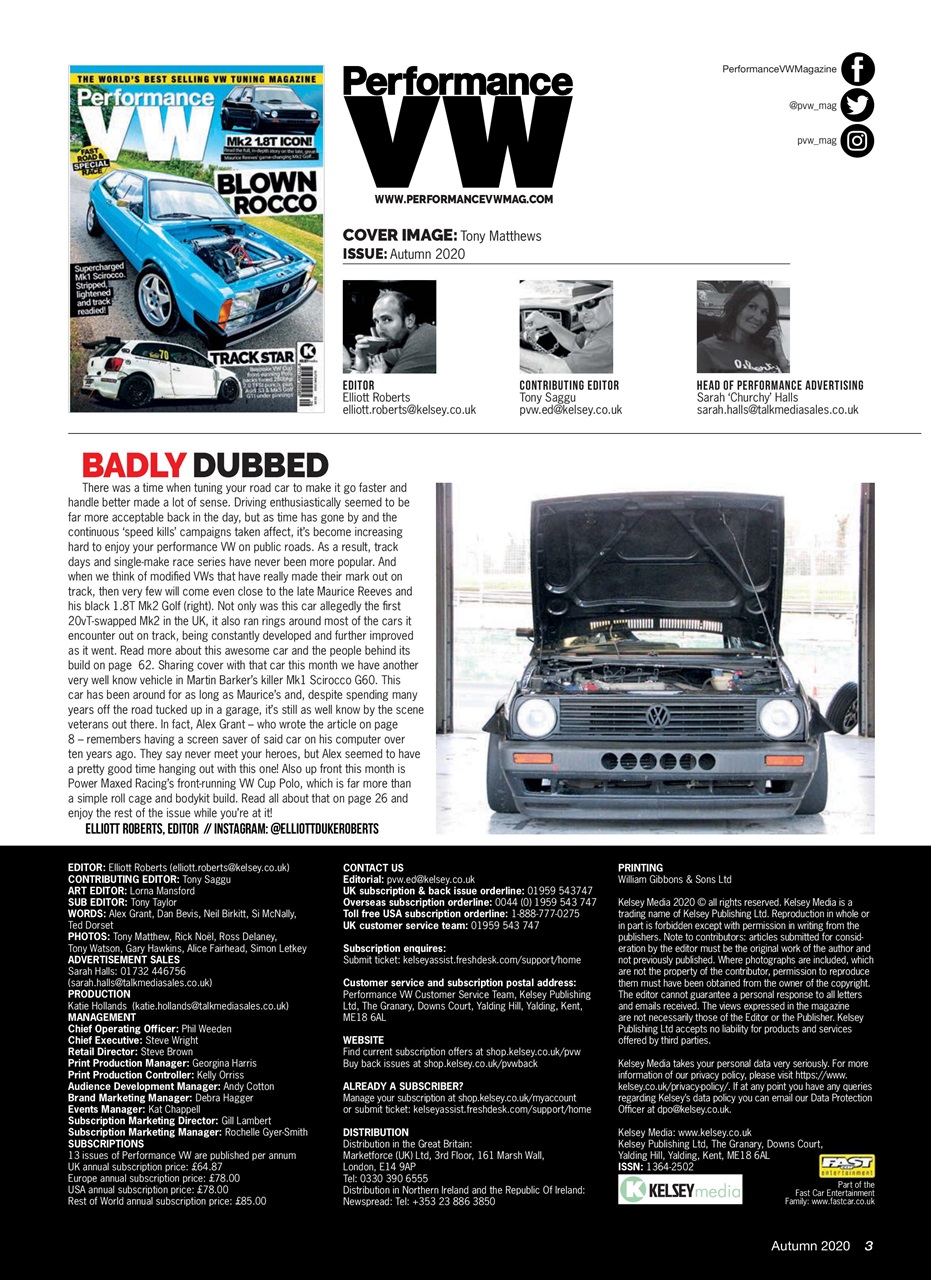 Performance VW Preview Pages