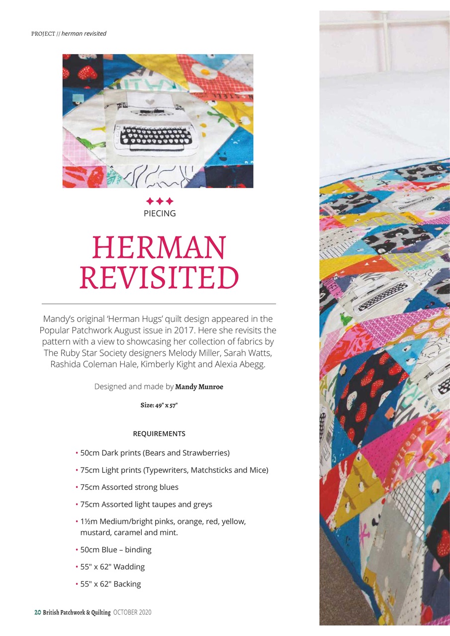 Patchwork and Quilting Preview Pages