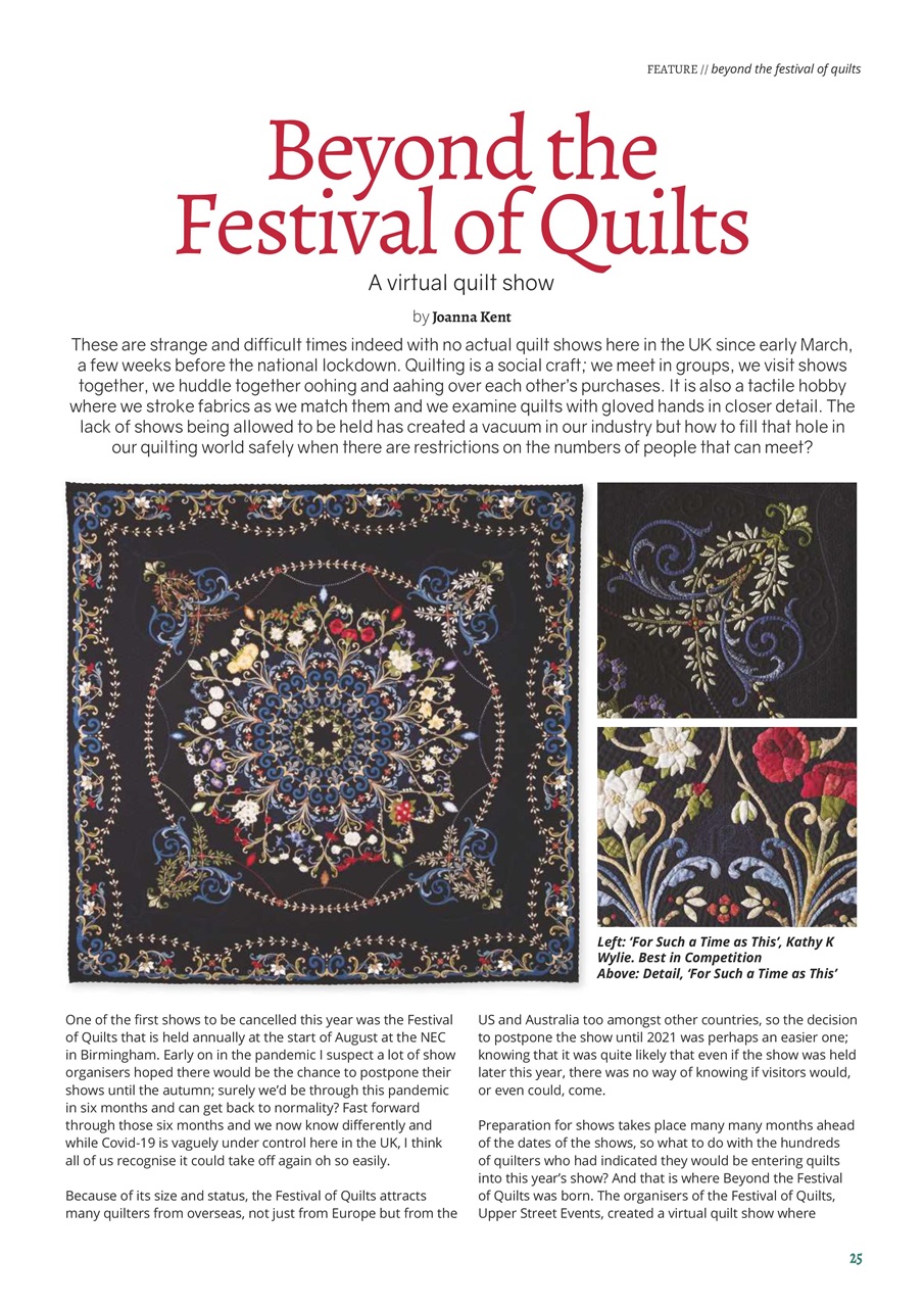 Patchwork and Quilting Preview Pages