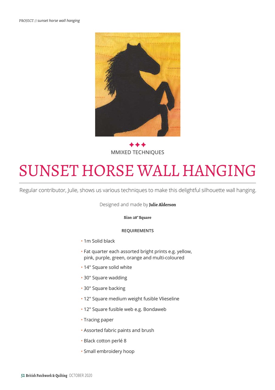 Patchwork and Quilting Preview Pages