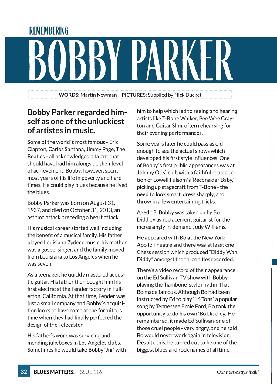 Blues Matters! Preview Pages