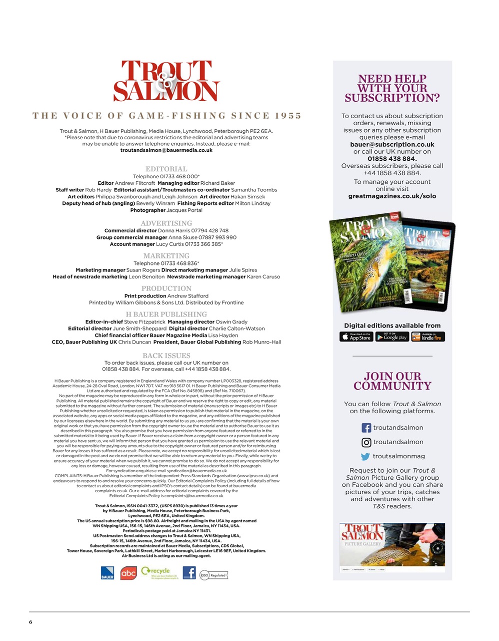 Trout & Salmon Preview Pages