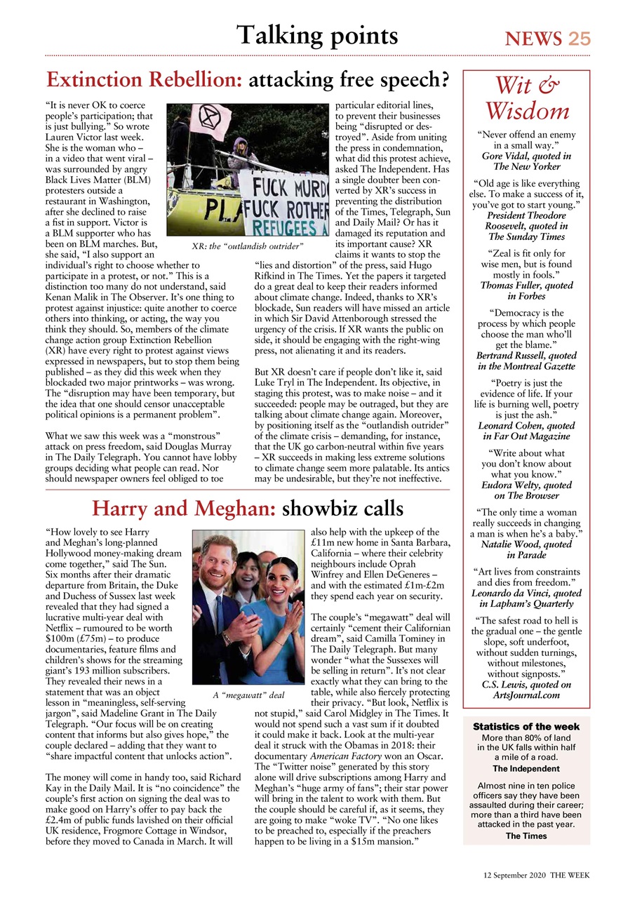 The Week Preview Pages