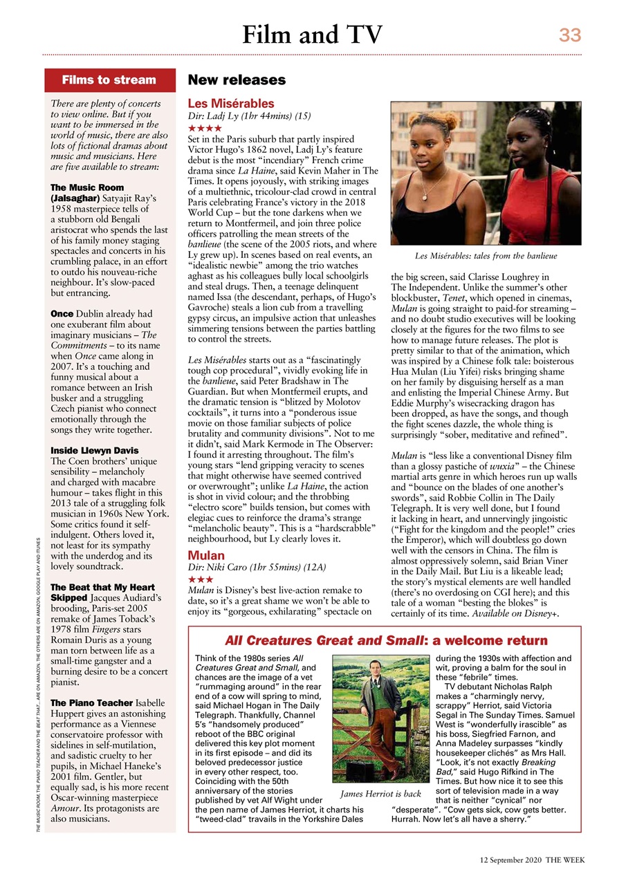 The Week Preview Pages