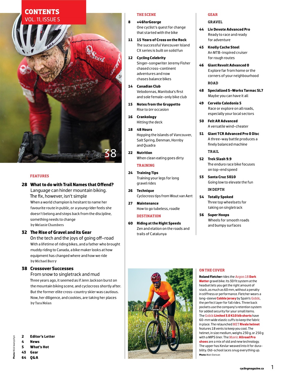 Canadian Cycling Magazine Preview Pages