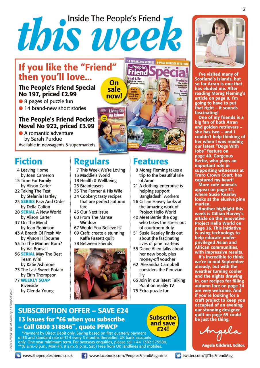 The People’s Friend Preview Pages