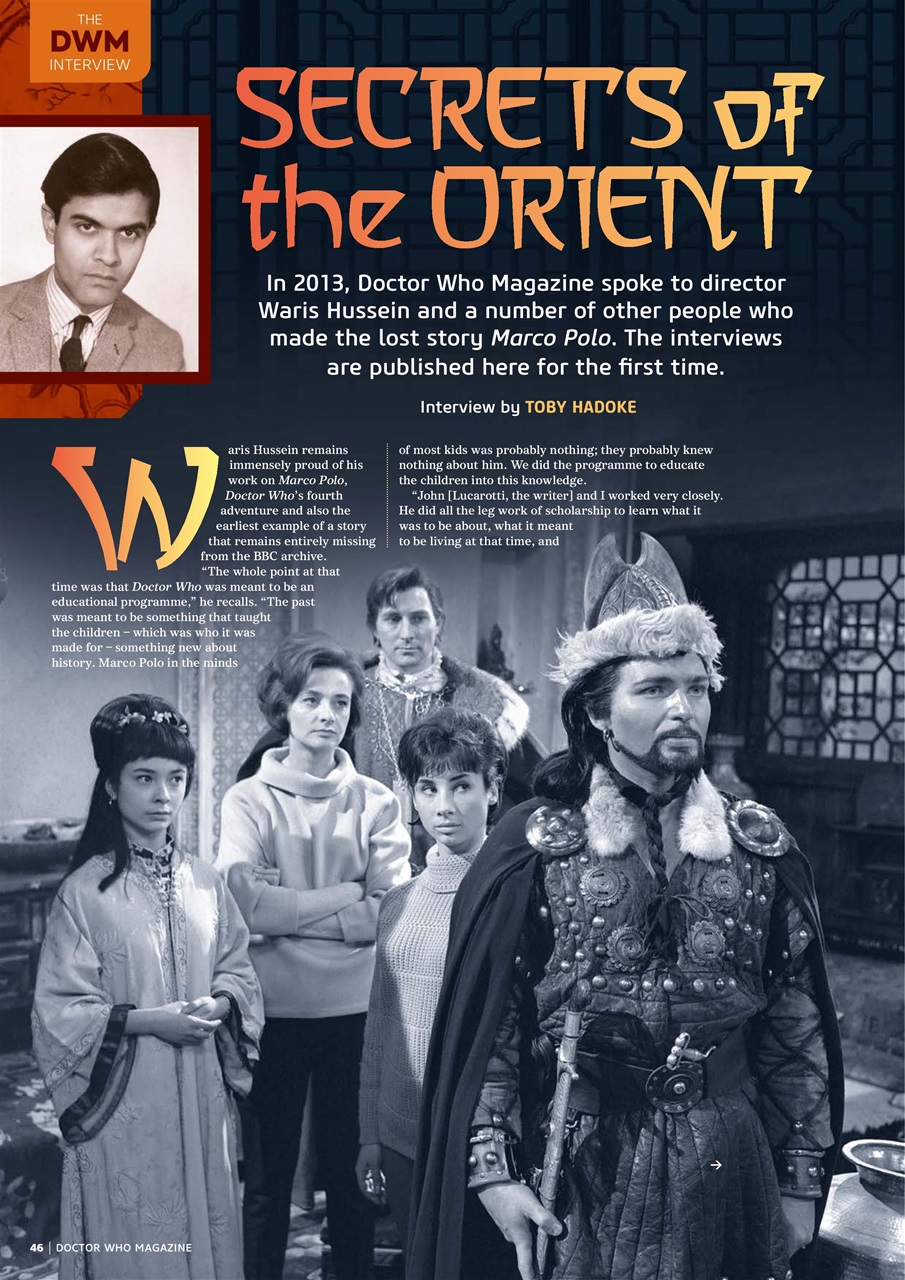 Doctor Who Magazine Preview Pages