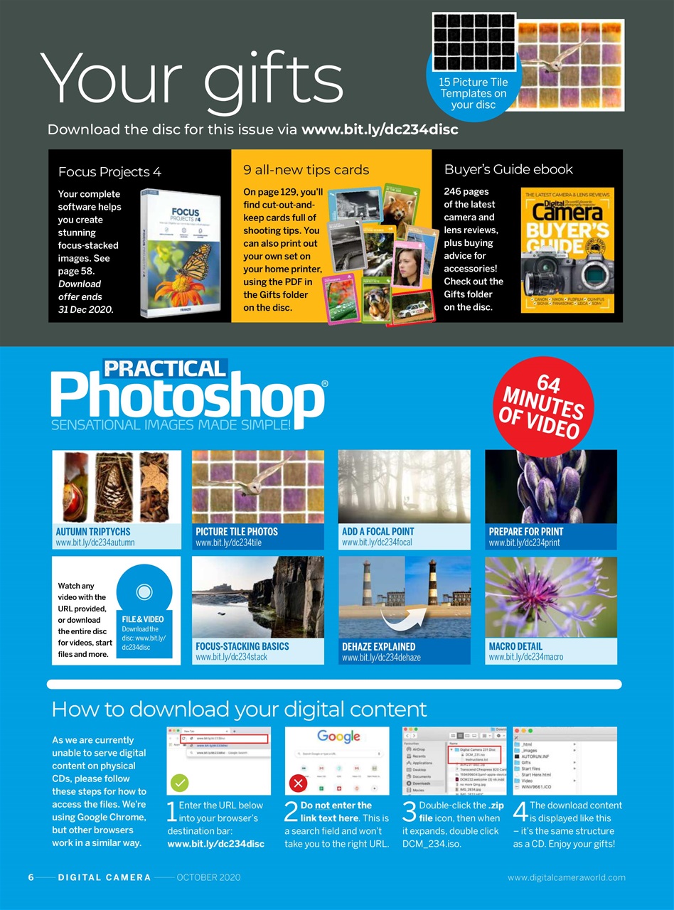 Digital Camera Magazine Preview Pages