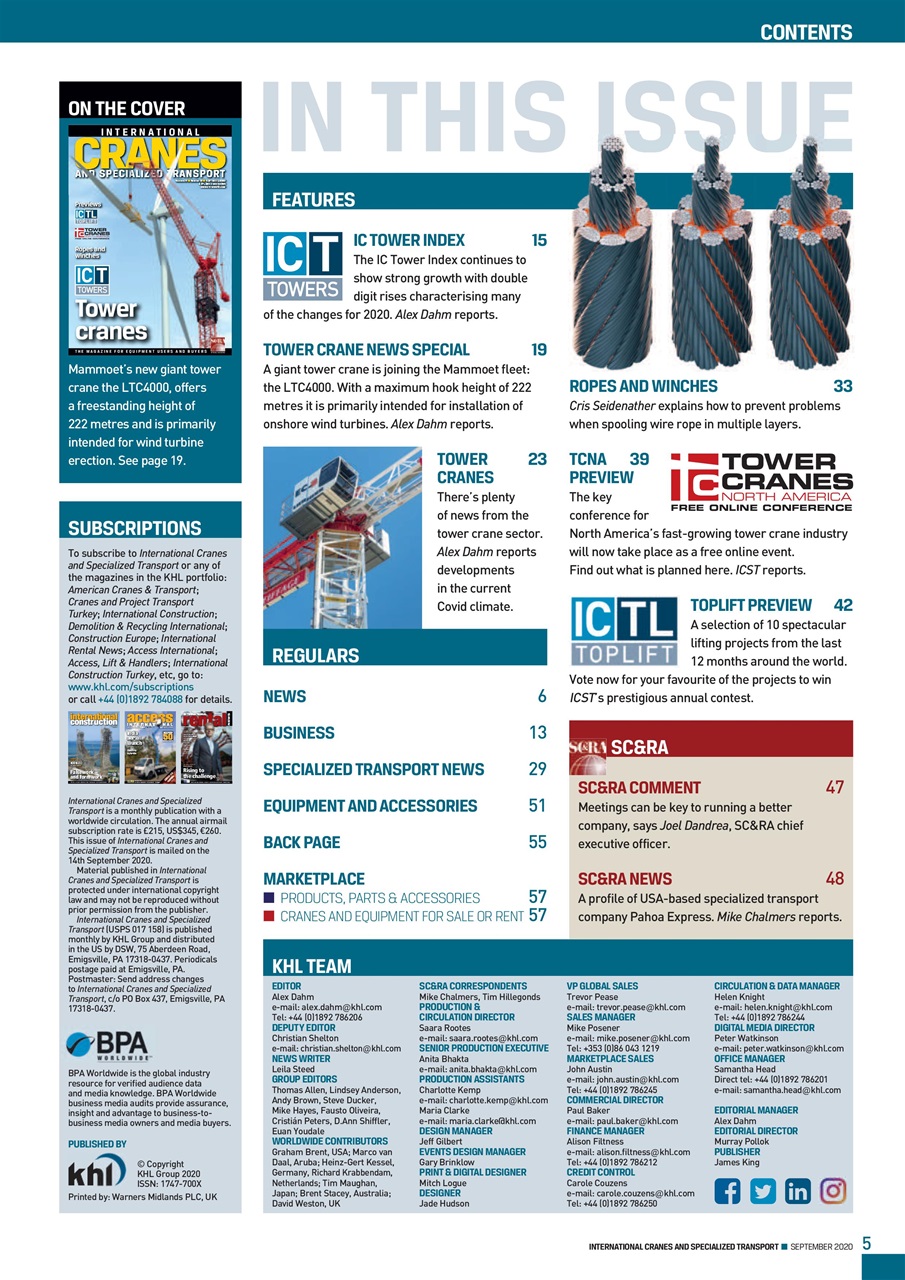 Int. Cranes and Specialized Transp Preview Pages