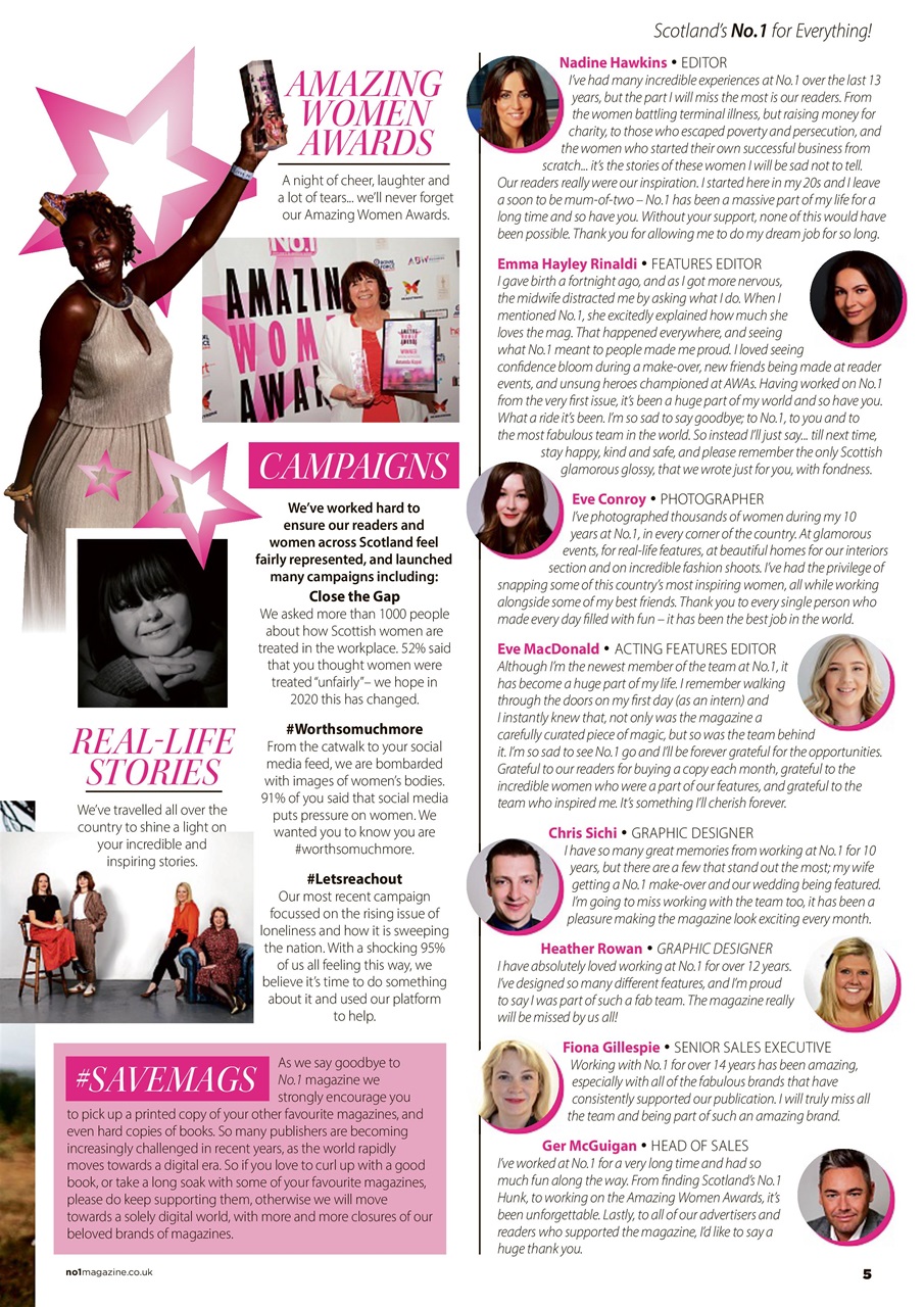 Number 1 Magazine Preview Pages