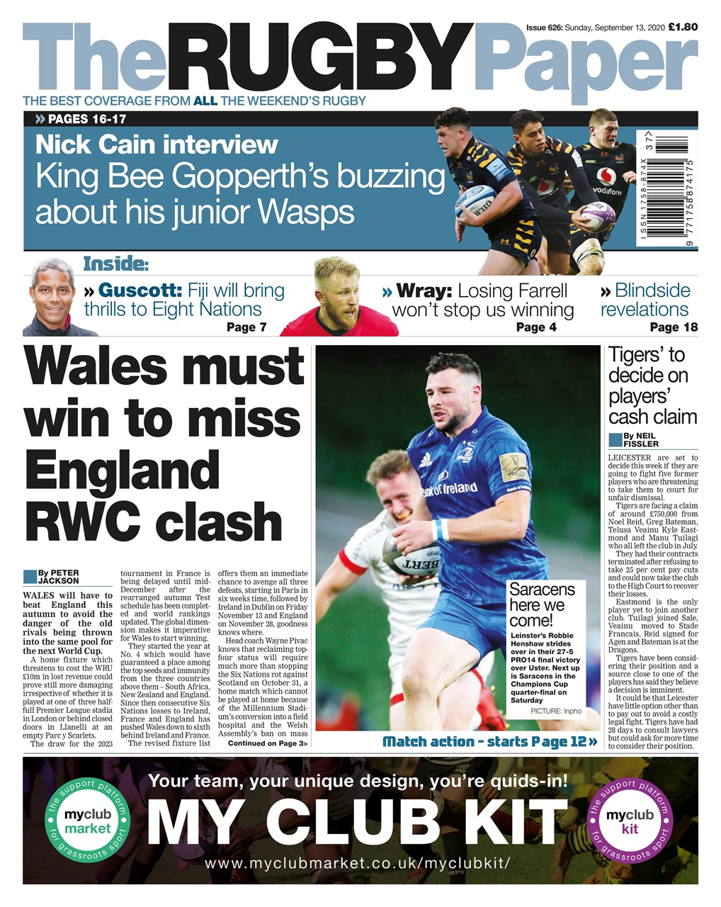 The Rugby Paper Preview Pages