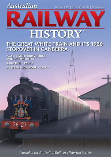 Australian Railway History issue 