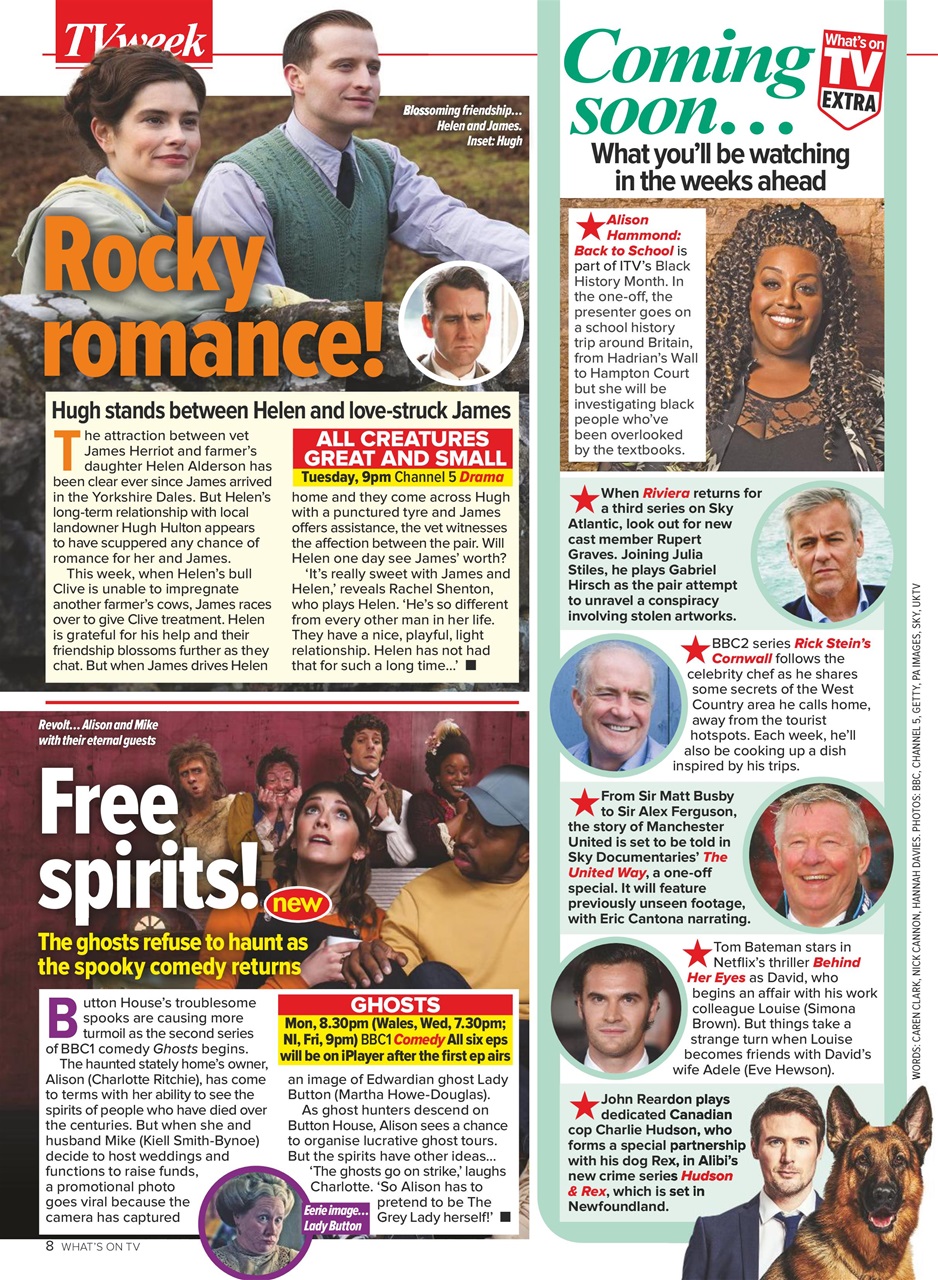 What's on TV Preview Pages