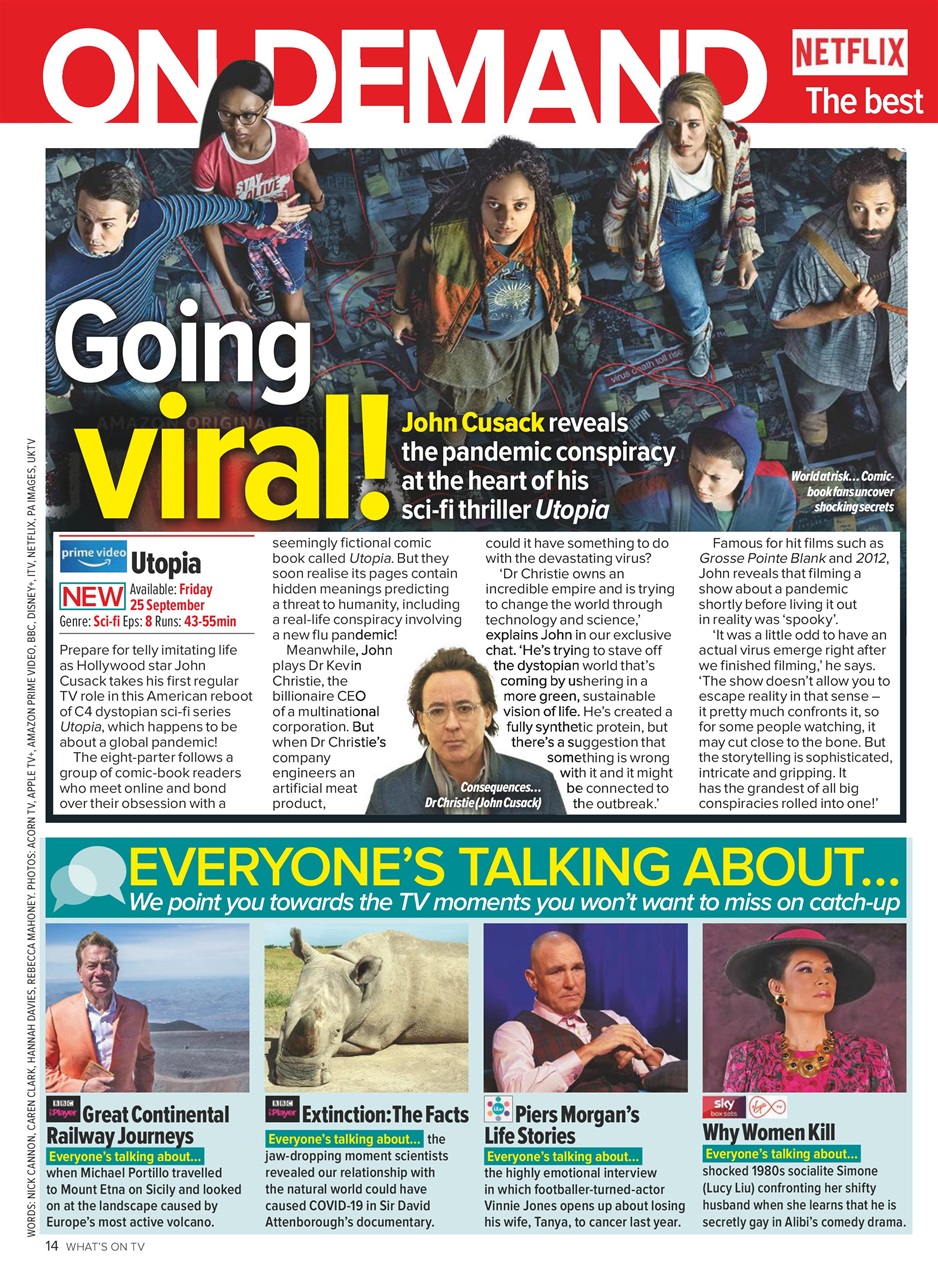 What's on TV Preview Pages