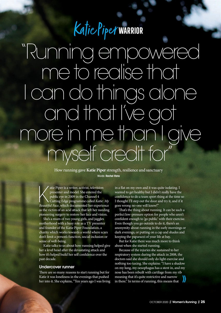 Women’s Running Preview Pages