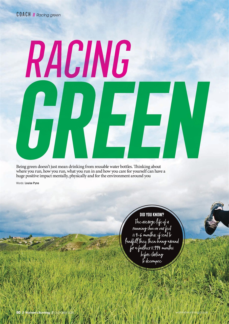 Women’s Running Preview Pages