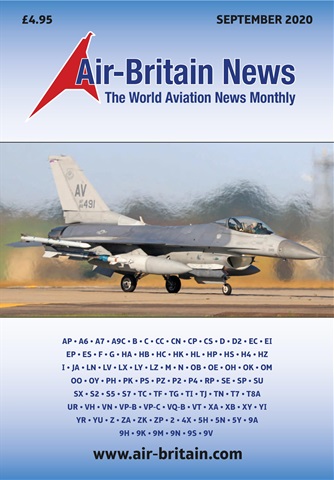 Air Britain News issue September 2020